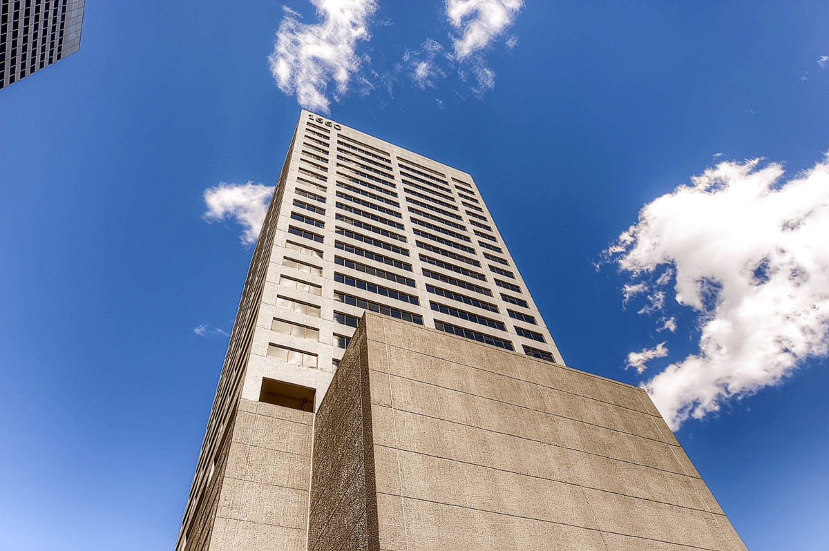 1660 Lincoln, a 20-story concrete office building constructed in 1972.