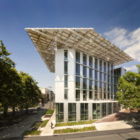 Exterior of the Bullitt Center, the world's greenest commercial building