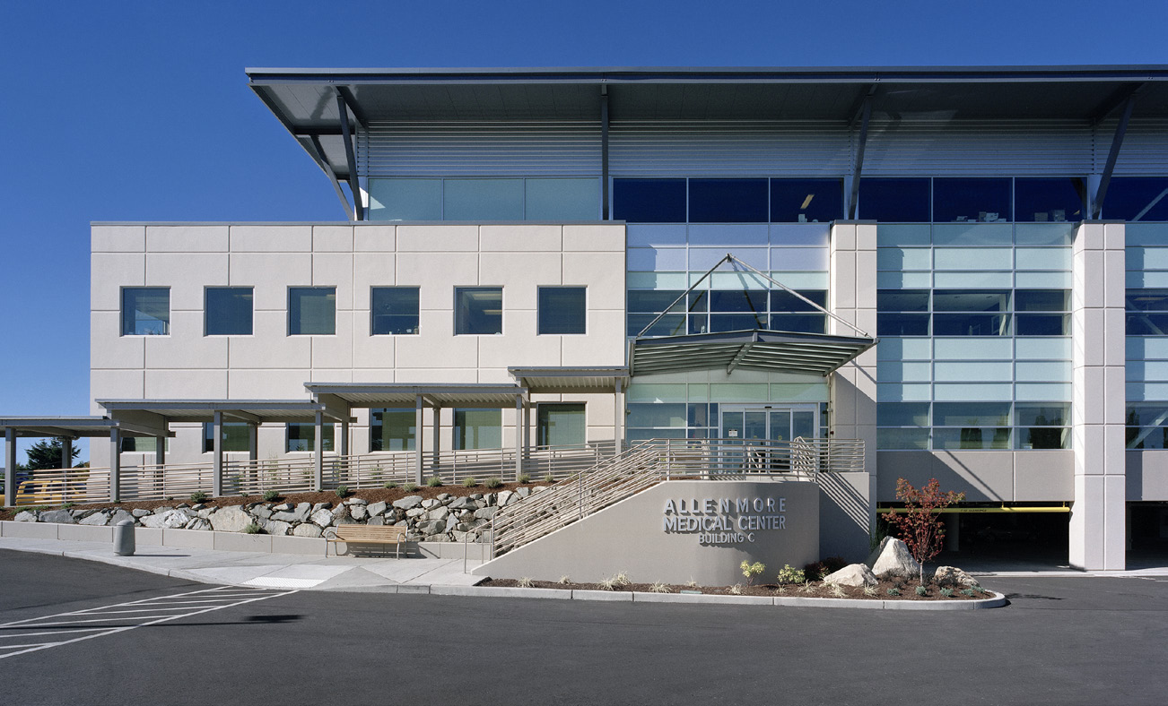 Allenmore C, a medical office building developed by Unico in Tacoma, Washington.