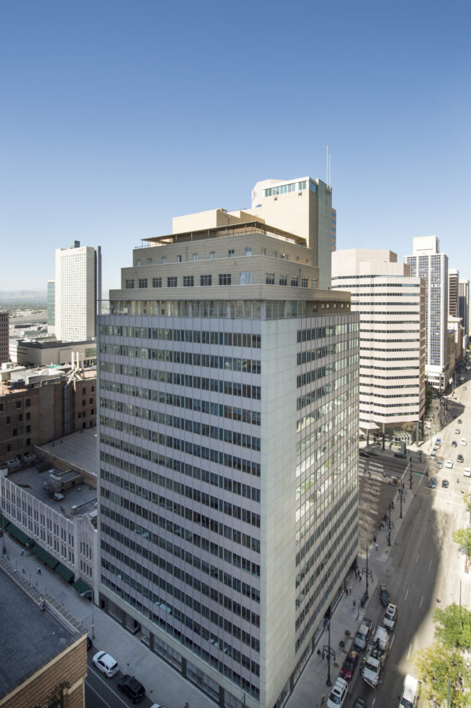 Denver Club, a 231,454-square-foot, 24-story office tower in Denver, Colorado
