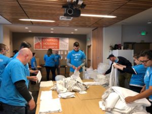 Unico employees take part in the company's first company-wide day of community service. Named "All Hands Day," the effort took place Oct. 5, 2018, across three states, six cities, and represented employees from 8 cities. Unico, a private equity real estate investment firm, is headquartered in Seattle with presence in Denver, Portland, Ore., Nashville, Austin, and Salt Lake City.